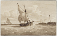 TvB T 504
<br/>
Zeegezicht
<br/>
<em>Waldorp, Antonie (1803-1866)</em>